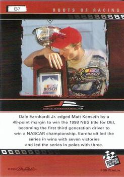 2004 Press Pass Dale Earnhardt Jr. - Bronze #B7 Dale Earnhardt Jr. Back