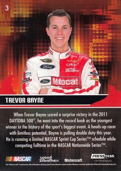 2013 Press Pass Ignite #3 Trevor Bayne Back