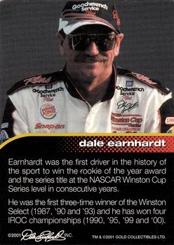 2001 Gold Collectibles Ltd. Dale Earnhardt #NNO Dressed to Win Back