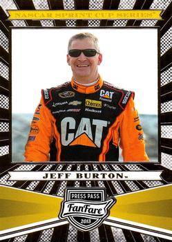 2013 Press Pass Fanfare #10 Jeff Burton Front