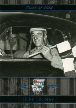 2013 Press Pass Fanfare - NASCAR Hall of Fame Blue #NHOF 159 Herb Thomas Front