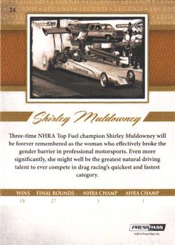 2013 Press Pass Legends - Melting Foil #24 Shirley Muldowney Back