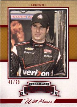 2013 Press Pass Legends - Red #32 Will Power Front
