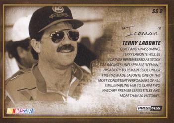 2013 Press Pass Legends - Signature Style Blue #SS 2 Terry Labonte Back