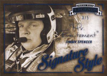 2013 Press Pass Legends - Signature Style Blue #SS 15 Jimmy Spencer Front