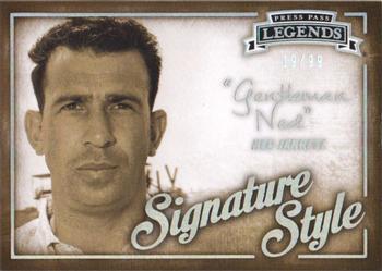 2013 Press Pass Legends - Signature Style Holofoil #SS 4 Ned Jarrett Front