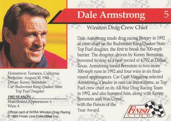 1993 Finish Line NHRA #5 Dale Armstrong Back