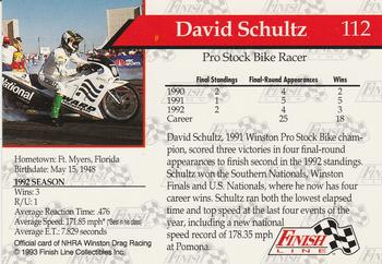 1993 Finish Line NHRA #112 Dave Schultz Back