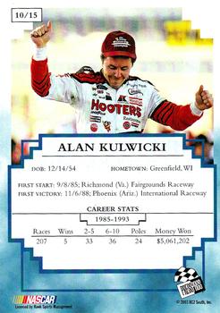 2003 Press Pass UMI Winston Cup Champions #10 Alan Kulwicki Back