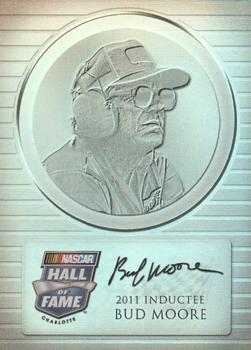 2014 Press Pass Total Memorabilia - Hall of Fame Plaques #HI 10 Bud Moore Front
