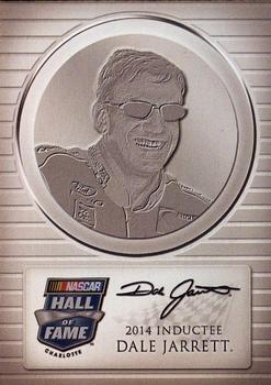 2014 Press Pass Total Memorabilia - Hall of Fame Plaques #HI 23 Dale Jarrett Front