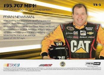 2014 Press Pass American Thunder - Top Speed #TS-5 Ryan Newman Back