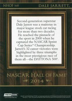 2014 Press Pass American Thunder - NASCAR Hall of Fame Blue #NHOF 168 Dale Jarrett Back