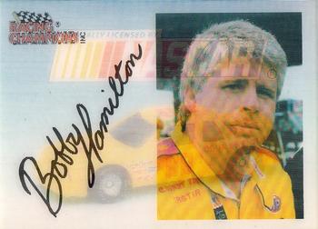 1991 Racing Champions Lenticular Stickers #NNO Bobby Hamilton Front