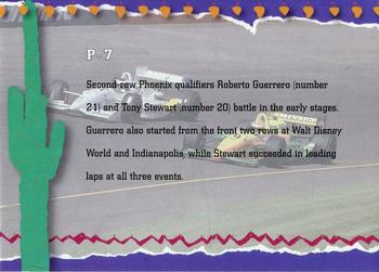 1997 Hi-Tech IRL - Phoenix #P-7 Roberto Guerrero / Tony Stewart Cars Back