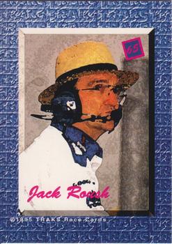 1995 Traks 5th Anniversary - Red #65 Jack Roush Back