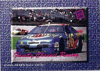 1995 Traks 5th Anniversary - Red #59 Family Channel Racing Back