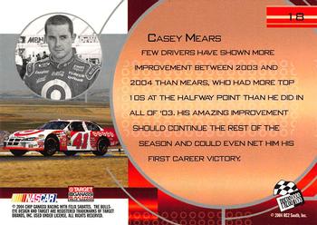 2004 Press Pass Optima #18 Casey Mears Back