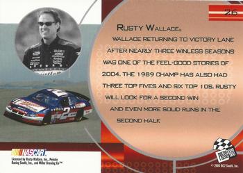 2004 Press Pass Optima #26 Rusty Wallace Back