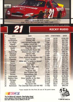 2005 Press Pass #16 Ricky Rudd Back