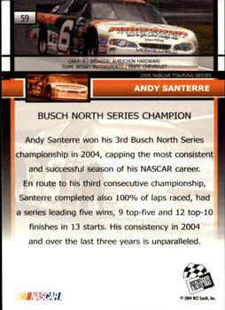 2005 Press Pass #59 Andy Santerre Back