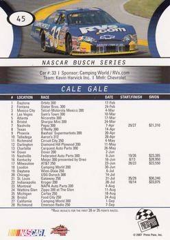 2008 Press Pass #45 Cale Gale Back
