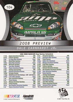 2008 Press Pass #104 Dale Earnhardt Jr. / AMP Back