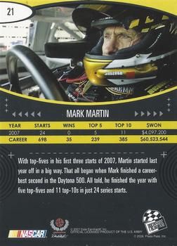2008 Press Pass Eclipse #21 Mark Martin Back
