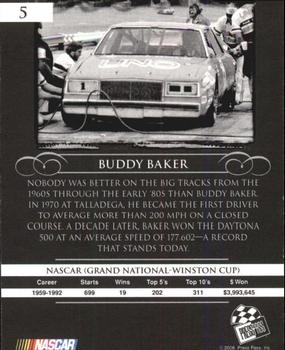 2008 Press Pass Legends #5 Buddy Baker Back