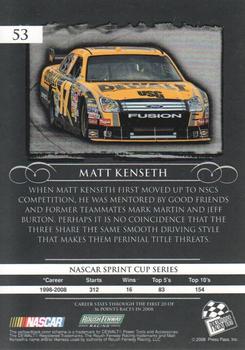 2008 Press Pass Legends #53 Matt Kenseth Back
