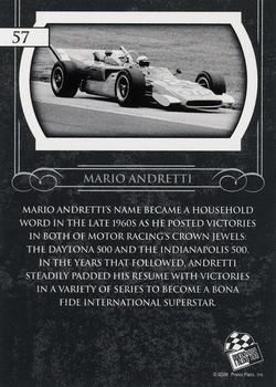 2008 Press Pass Legends #57 Mario Andretti Back