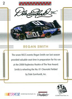 2008 Press Pass Premium #2 Regan Smith Back