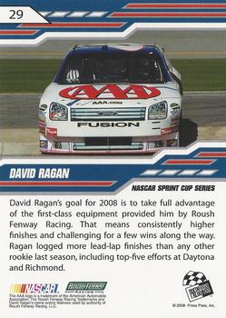 2008 Press Pass Stealth - Retail #29 David Ragan Back