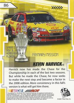 2008 Press Pass Stealth - Retail #86 Kevin Harvick Back