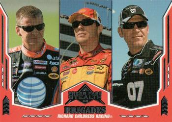 2008 Press Pass Stealth - Retail #69 Jeff Burton / Kevin Harvick / Clint Bowyer Front