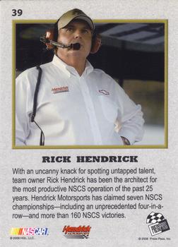 2008 Press Pass VIP #39 Rick Hendrick Back