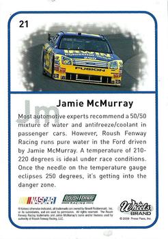 2009 Wheels Element #21 Jamie McMurray Back