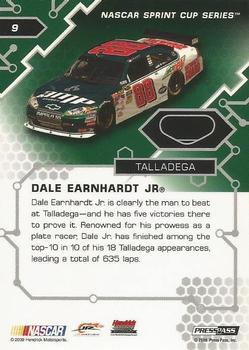 2009 Press Pass Stealth #9 Dale Earnhardt Jr. Back