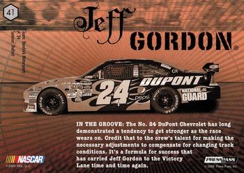 2009 Press Pass VIP #41 Jeff Gordon's Car Back