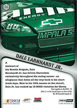 2009 Press Pass VIP #56 Dale Earnhardt Jr. Back