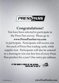2010 Press Pass #NNO Press Pass Survey Front