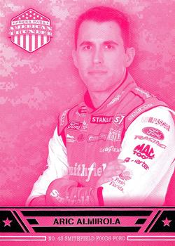 2014 Press Pass American Thunder - Color Proof Magenta #3 Aric Almirola Front