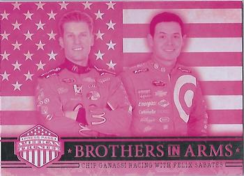 2014 Press Pass American Thunder - Color Proof Magenta #57 Jamie McMurray / Kyle Larson Front