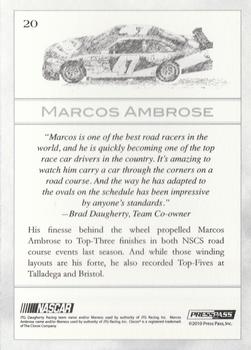 2010 Press Pass Eclipse #20 Marcos Ambrose Back
