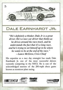 2010 Press Pass Eclipse #5 Dale Earnhardt Jr. Back