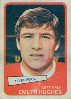 1968-69 A&BC Chewing Gum #91 Emlyn Hughes Front