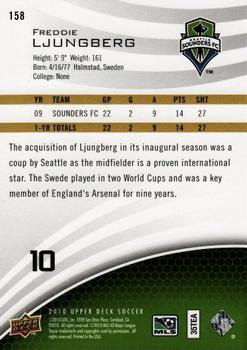 2010 Upper Deck MLS #158 Freddie Ljungberg Back
