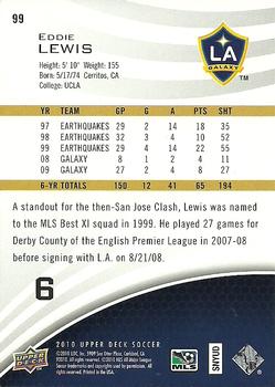 2010 Upper Deck MLS #99 Eddie Lewis Back