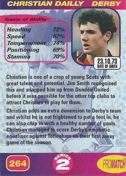 1997 Pro Match #264 Christian Dailly Back