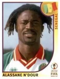 2002 Panini World Cup Stickers #50 Alassane N'Dour Front